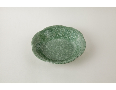 PLATE DH 106 MOSS GREEN MARBLE