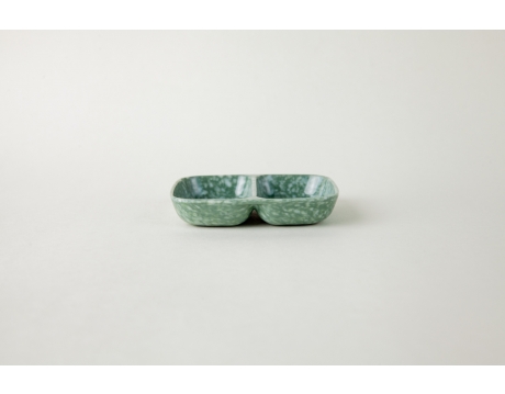 DIPPING SAUCE BOWL C 101 MOSS GREEN MARBLE