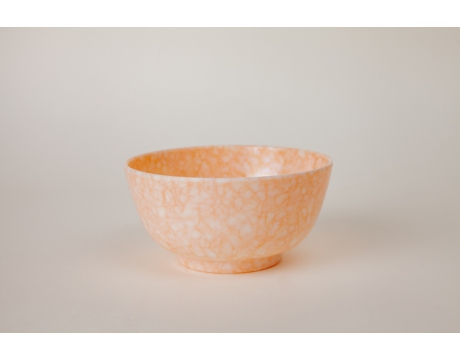 SMALL BOWL CO 02 ORANGE MARBLE