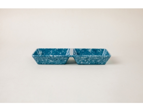 DIPPING SAUCE BOWL C 103 BLUE SKY MARBLE SET