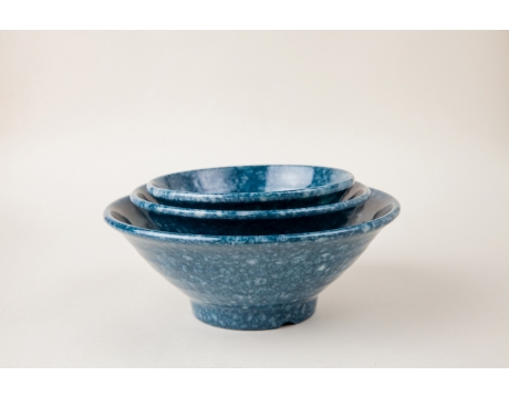 BOWL TO X16, TO X17, TO X18 BLUE SKY MARBLE SET