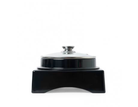 POT WITH LID TH 11 BLACK