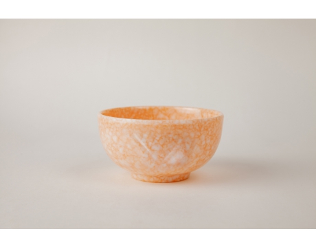 SMALL BOWL CO 35 ORANGE MARBLE