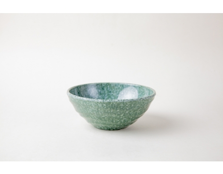 SMALL BOWL CO 16 MOSS GREEN MARBLE