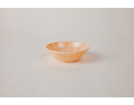 DIPPING SAUCE BOWL T 36 ORANGE MARBLE