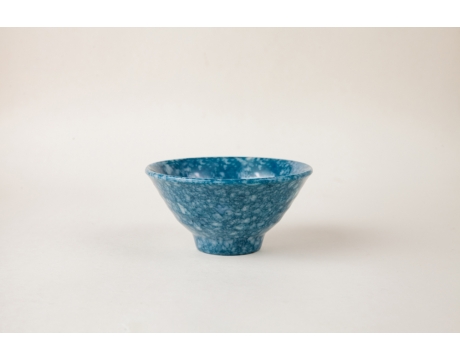 SMALL TWISTED BOWL CX 15 BLUE SKY MARBLE SET