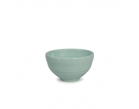 SMALL TWISTED BOWL CX 23, CX 24 TURQUOISE MARBLE