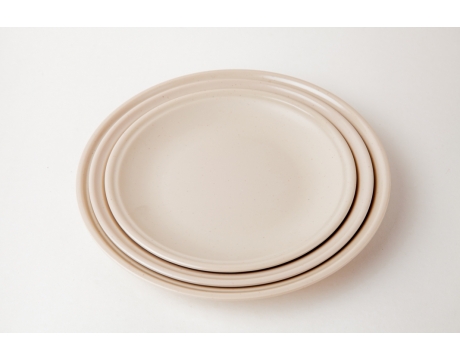 ROUND PLATE DA 07N, DA 08N, DA 09N BROWN MATTE