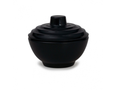 BOWL WITH LID LN 16 BLACK