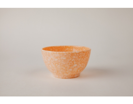 SMALL BOWL CO 09 ORANGE MARBLE