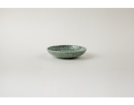 DIPPING SAUCE BOWL T 26 MOSS GREEN MARBLE